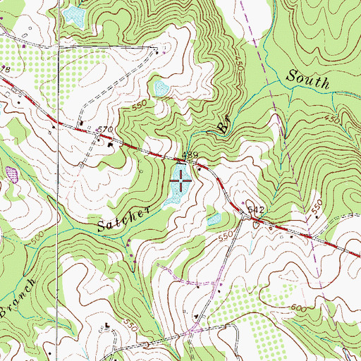 Topographic Map of Durkes Pond, SC