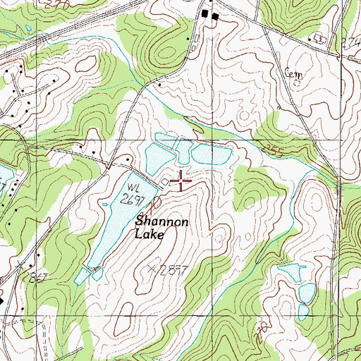 Topographic Map of Smiths Pond, SC