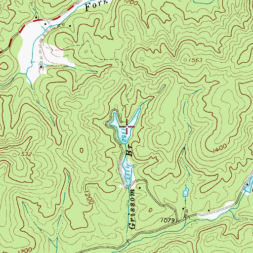 Topographic Map of McDonalds Pond, SC