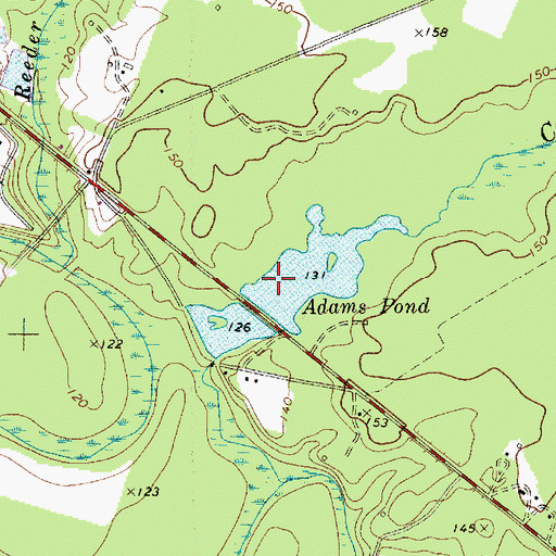 Topographic Map of South Carolina Noname 40012 D-0577 Dam, SC