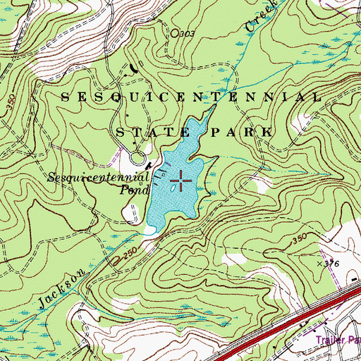 Topographic Map of South Carolina Noname 40013 D-0569 Dam, SC