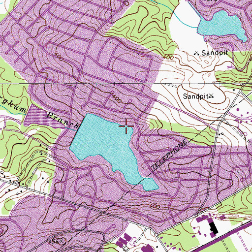 Topographic Map of Clarks Lake D-0563 Dam, SC