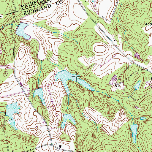 Topographic Map of Mullers Lake, SC
