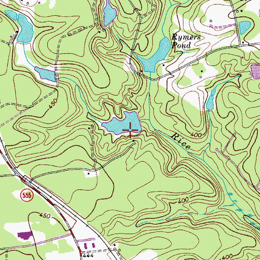 Topographic Map of Barnnets Pond D-0392 Dam, SC