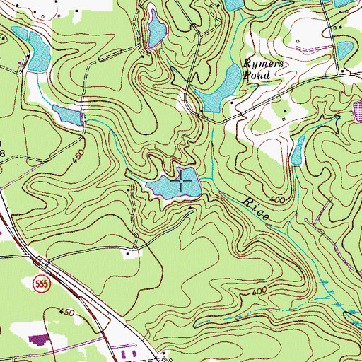 Topographic Map of Barnnets Pond, SC
