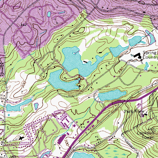 Topographic Map of Pine Springs Dam Number One D-0560, SC