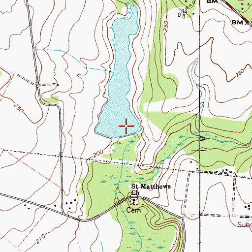 Topographic Map of Boyds Pond D-0592 Dam, SC