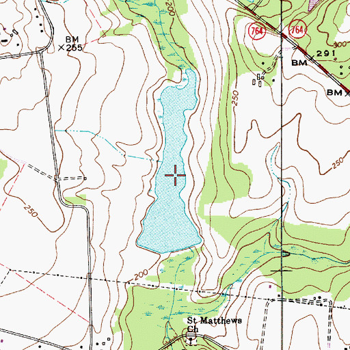Topographic Map of Boyds Pond, SC
