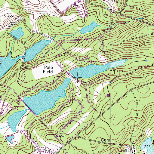Topographic Map of Wildewood Pond Three D-0566 Dam, SC