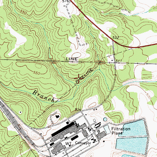Topographic Map of Boyds Pond Four, SC