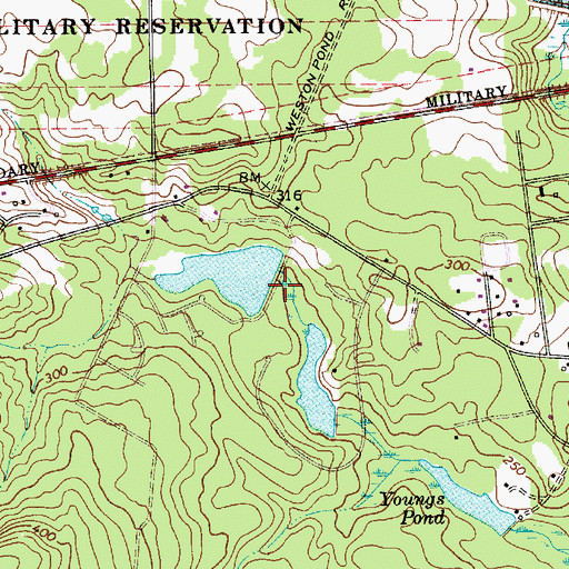 Topographic Map of Mandel Park Pond D-0584 Dam, SC