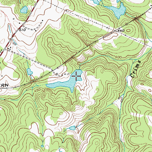 Topographic Map of Eptings Pond D-1477 Dam, SC