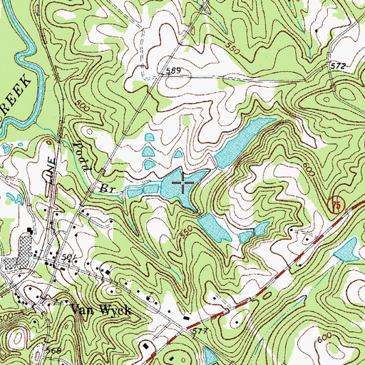 Topographic Map of Nesbits Pond, SC