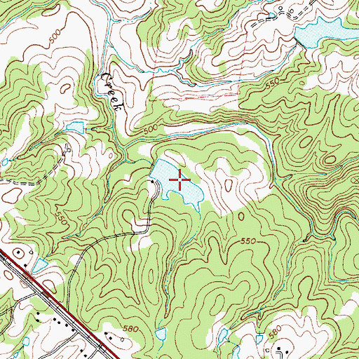 Topographic Map of Harpers Pond, SC