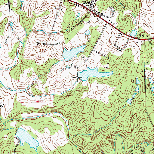 Topographic Map of Bethea Pond Dam Number One D-1771, SC