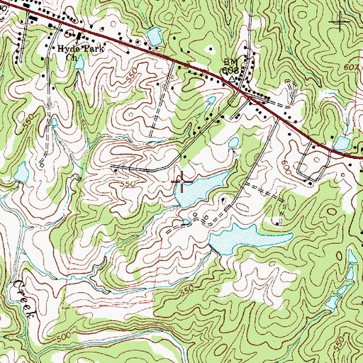 Topographic Map of Bethea Pond Dam Number Two D-1770, SC