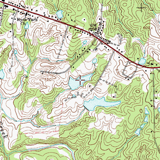 Topographic Map of Betheas Pond, SC