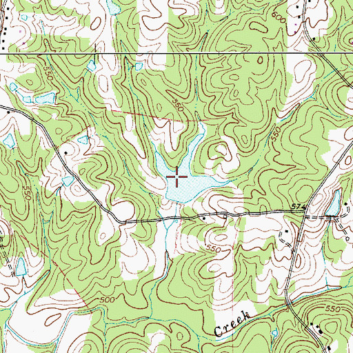 Topographic Map of Burnett Lake D-1769 Dam, SC