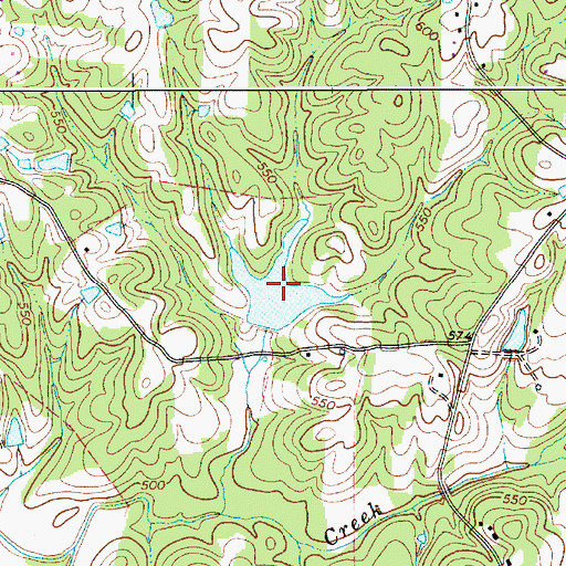 Topographic Map of Burnetts Pond, SC