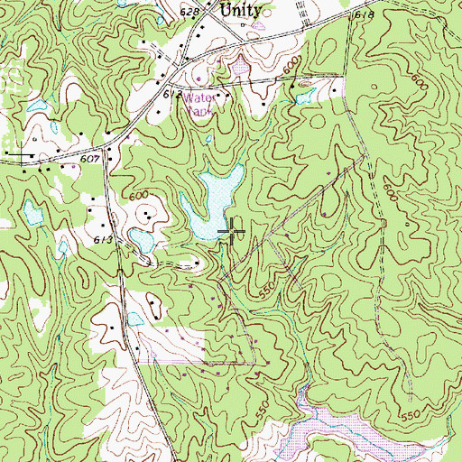 Topographic Map of Belks Pond D-1766 Dam, SC