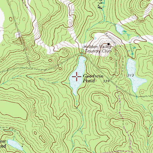 Topographic Map of South Carolina Noname 32019 D-0977 Dam, SC