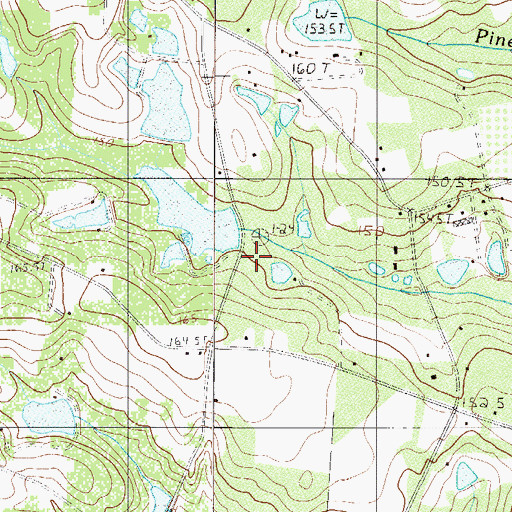 Topographic Map of South Carolina Noname 32051 D-1006 Dam, SC