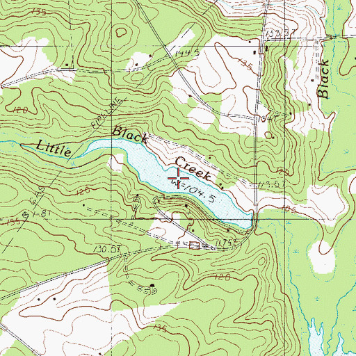 Topographic Map of Harmons Pond, SC