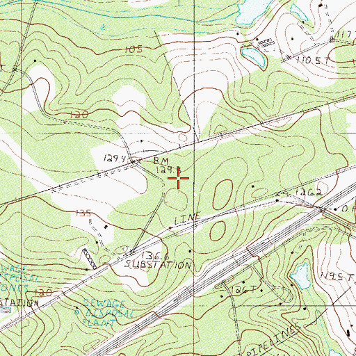 Topographic Map of Lake Shealy Ann, SC
