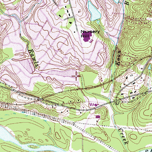 Topographic Map of South Carolina Noname 32088 Dam, SC