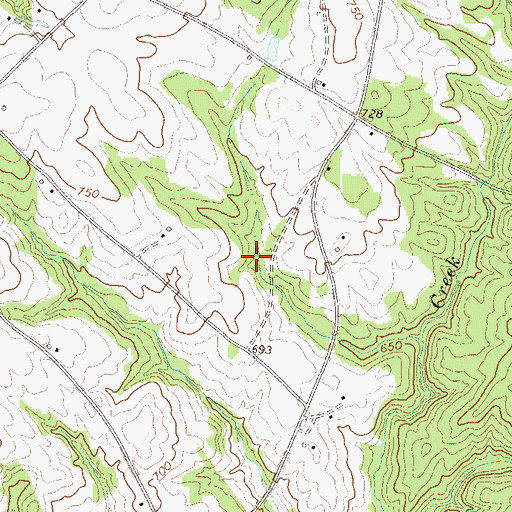 Topographic Map of South Carolina Noname 01006 D-3042 Dam, SC