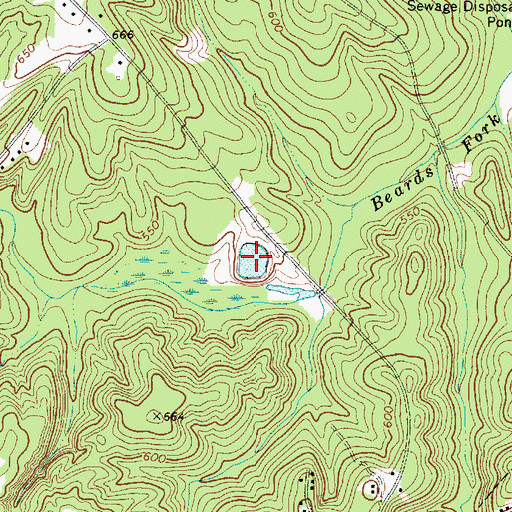 Topographic Map of Clinton Cotton Mill Pond, SC