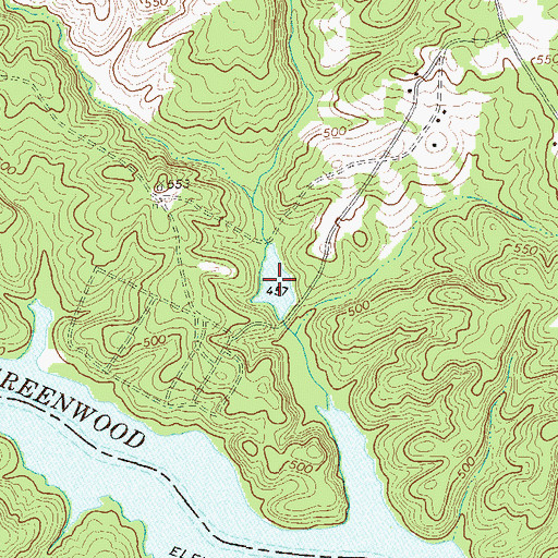 Topographic Map of Doctor Scurrys Pond, SC