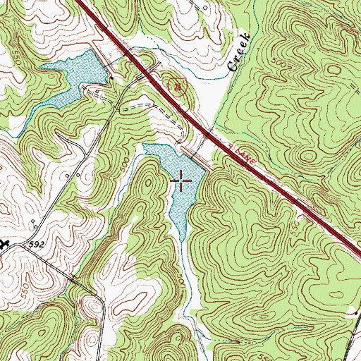 Topographic Map of Duncan Creek WCD Lake Number Seven, SC