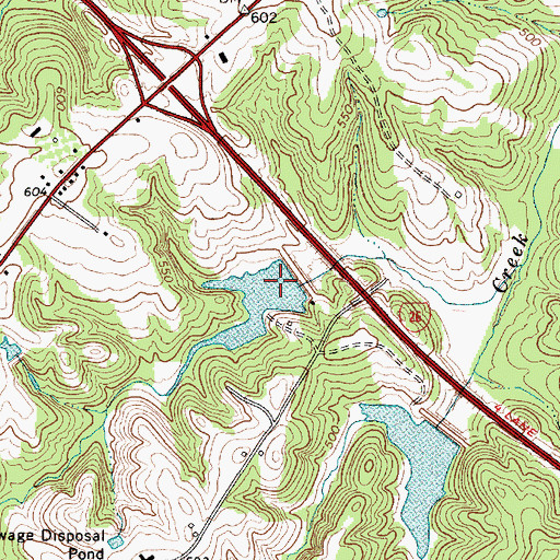 Topographic Map of Duncan Creek WCD Dam Number Eight, SC