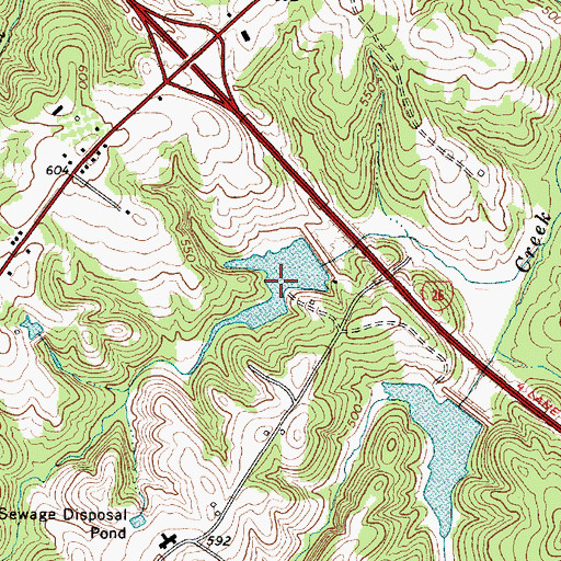 Topographic Map of Duncan Creek WCD Lake Number Eight, SC