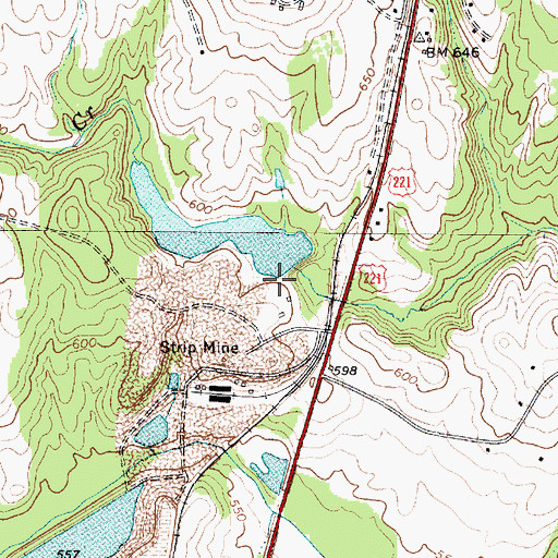 Topographic Map of South Carolina Noname 30013 D-2977 Dam, SC