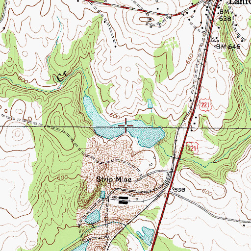 Topographic Map of Grace Recreation Pond, SC