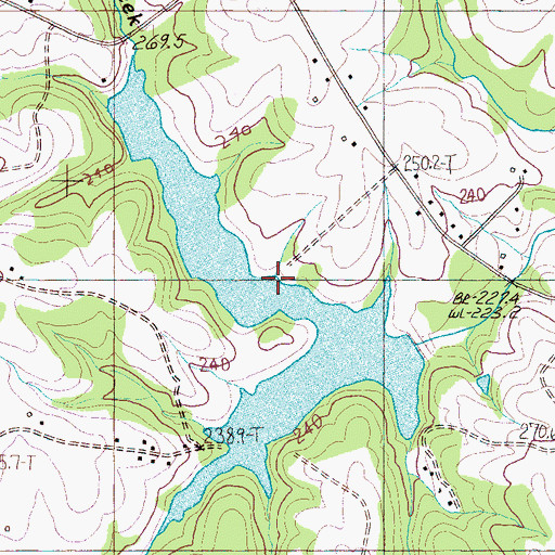 Topographic Map of Thicketty Creek WCD Dam Number 26, SC