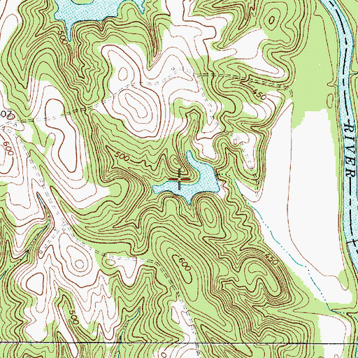 Topographic Map of South Carolina Noname 11011 D-3423 Dam, SC