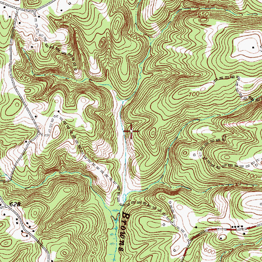 Topographic Map of South Carolina Noname 11023 D-3410 Dam, SC