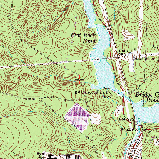 Topographic Map of South Carolina Noname 02005 Dam, SC