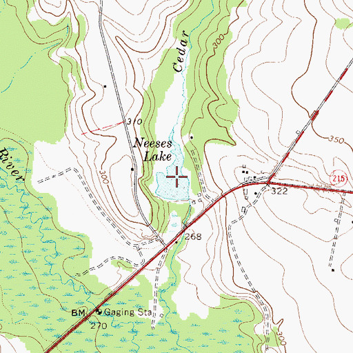 Topographic Map of South Carolina Noname 02010 D-1994 Dam, SC