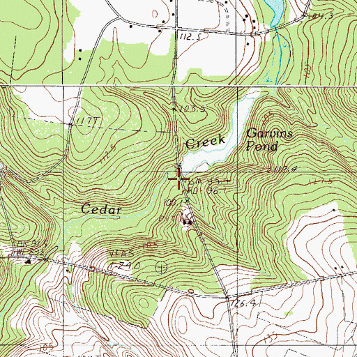 Topographic Map of South Carolina Noname 02015 D-1998 Dam, SC