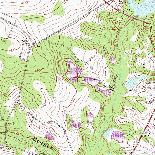 Topographic Map of South Carolina Noname 02032 D-2005 Dam, SC