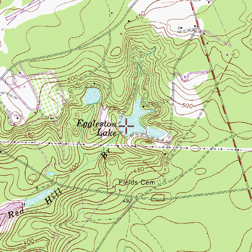Topographic Map of South Carolina Noname 02047 D-2008 Dam, SC