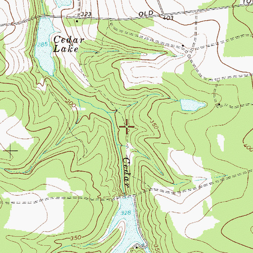Topographic Map of South Carolina Noname 02060 D-2013 Dam, SC