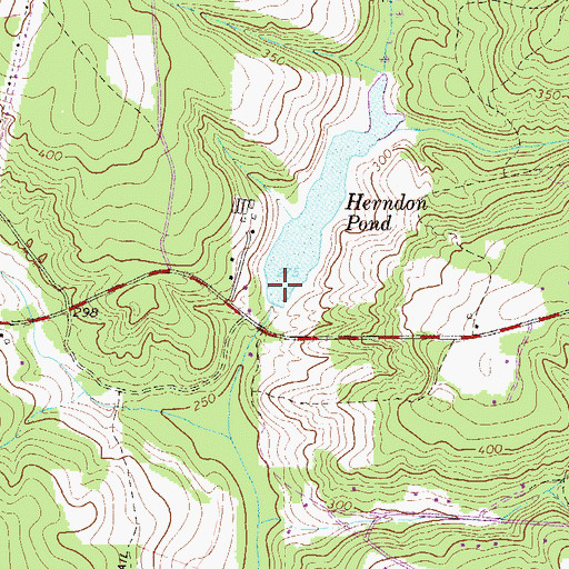 Topographic Map of Herndon Pond, SC