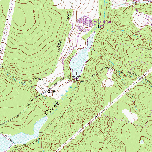 Topographic Map of South Carolina Noname 02077 D-2018 Dam, SC