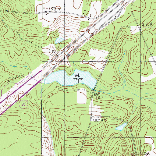 Topographic Map of South Carolina Noname 02079 D-2139 Dam, SC