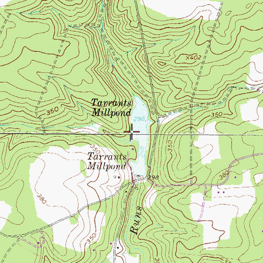 Topographic Map of South Carolina Noname 02082 D-2019 Dam, SC
